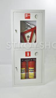 Шкаф пожарный Пульс ШПК-320ВОБ встраиваемый открытый белый