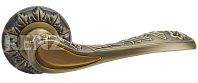 Дверная ручка RENZ мод. Сантина (бронза матовая античная) DH 602-10 MAB