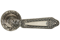 Дверная ручка RENZ мод. Габриэлла (серебро античное) DH 92-20 SL