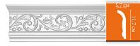 Плинтус с орнаментом Decomaster 95343 (размер 117х57х2400)